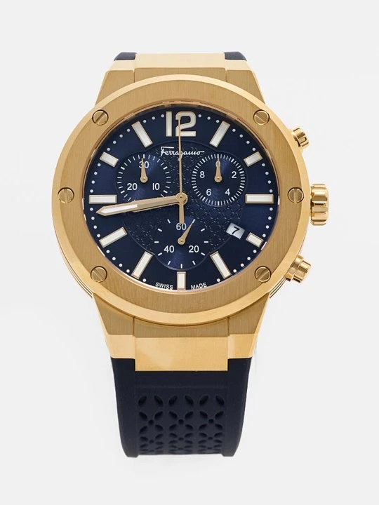Foto van product Chronograaf FERRAGAMO donkerblauw