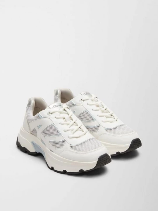 Foto van product Chunky sneakers met mesh details s.Oliver wit