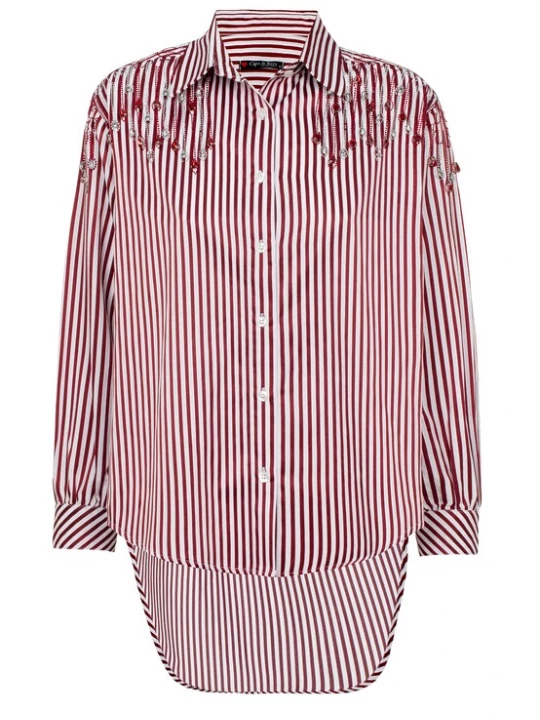 Foto van product CIPO & BAXX Blouse rood / wit