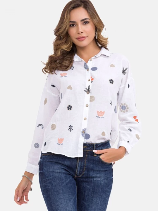 Foto van product CIPO & BAXX Blouse 'WH130' wit