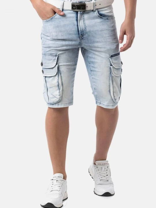 Foto van product CIPO & BAXX Broek 'CK306' lichtblauw