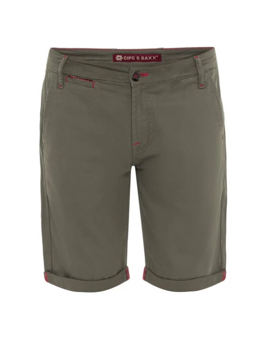 Foto van product CIPO & BAXX Broek kaki / rood