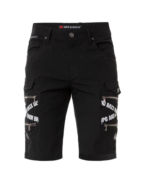 Foto van product CIPO & BAXX Broek zwart / wit