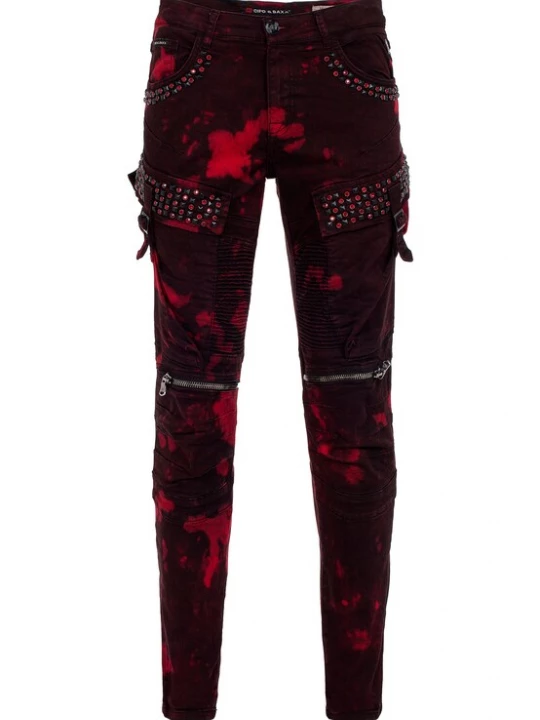 Foto van product CIPO & BAXX Cargobroek rood / bourgogne
