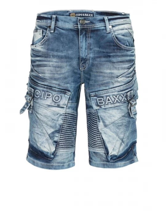 Foto van product CIPO & BAXX Cargojeans blauw
