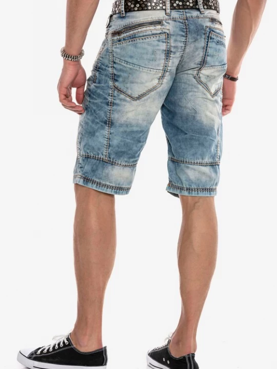 Foto van product CIPO & BAXX Jeans blauw / wit