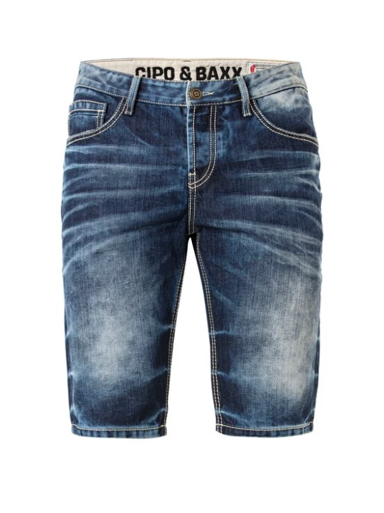 Foto van product CIPO & BAXX Jeans blauw / zwart / wit