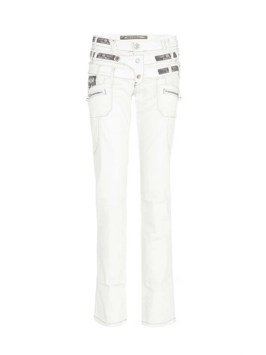 Foto van product CIPO & BAXX Jeans 'Lightning' wit