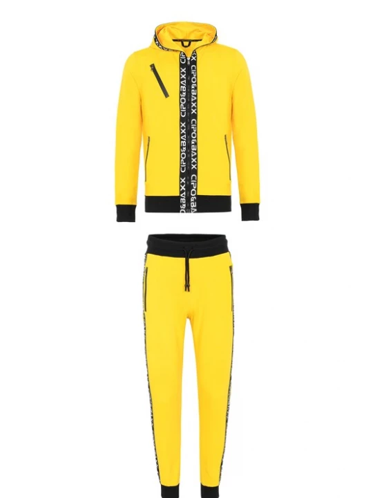 Foto van product CIPO & BAXX Joggingpak geel / zwart