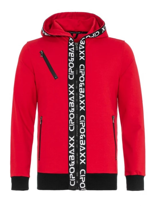 Foto van product CIPO & BAXX Joggingpak rood / zwart / wit