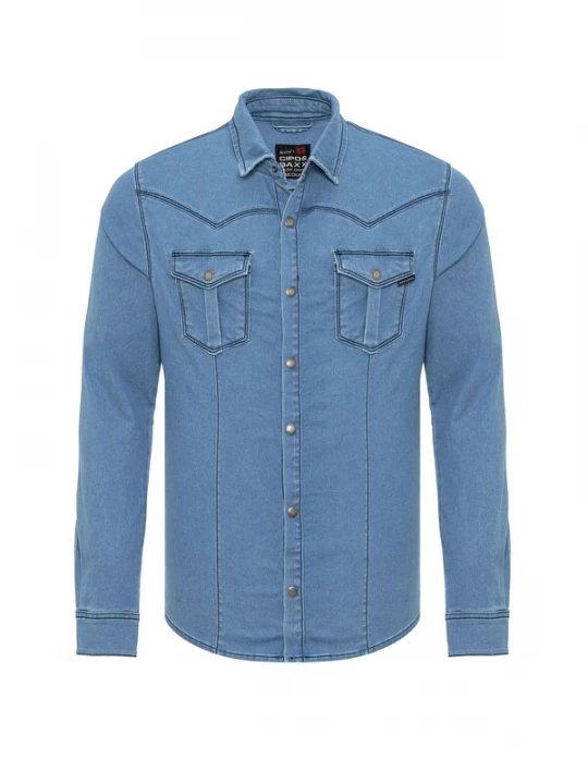 Foto van product CIPO & BAXX Overhemd 'CH189' blauw