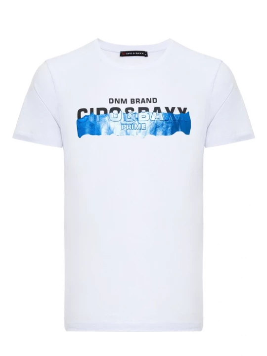 Foto van product CIPO & BAXX Shirt blauw / wit