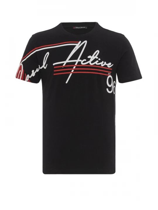 Foto van product CIPO & BAXX Shirt 'CT796' zwart