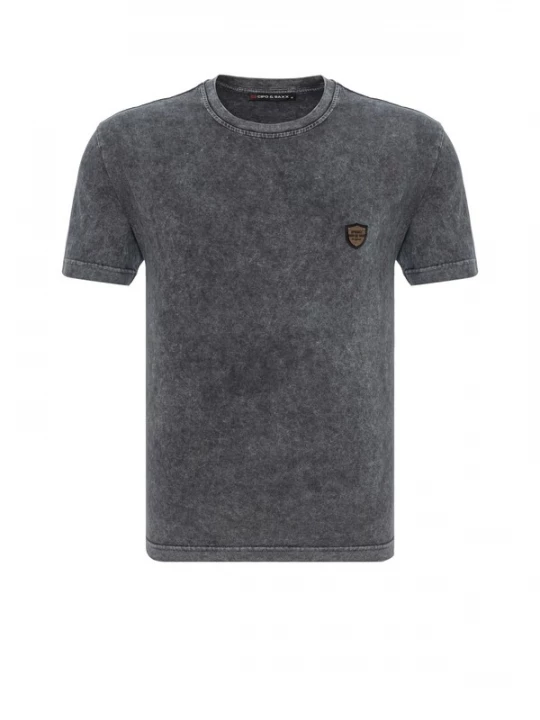Foto van product CIPO & BAXX Shirt 'CT808' donkergrijs