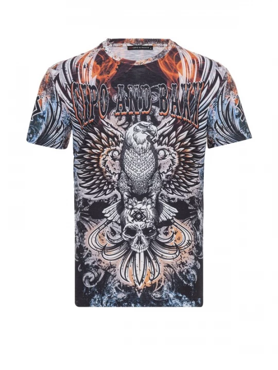 Foto van product CIPO & BAXX Shirt 'CT818' blauw