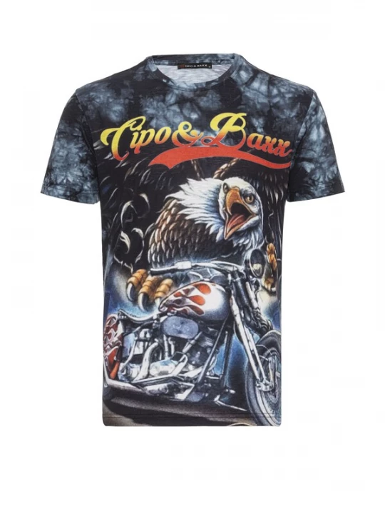Foto van product CIPO & BAXX Shirt 'CT821' blauw