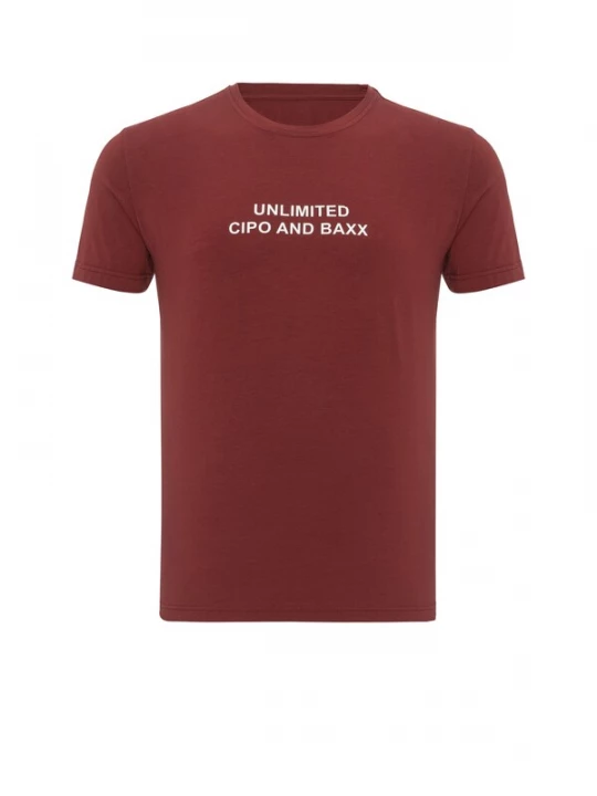 Foto van product CIPO & BAXX Shirt 'CT827' donkerrood