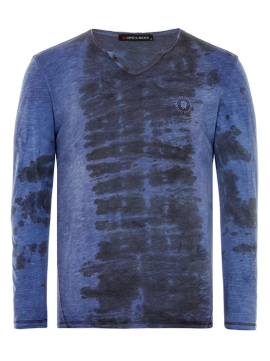 Foto van product CIPO & BAXX Shirt marine / donkerblauw