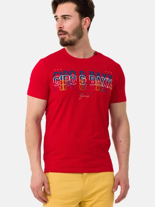 Foto van product CIPO & BAXX Shirt rood