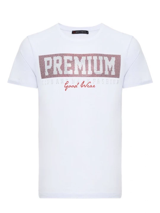 Foto van product CIPO & BAXX Shirt rood / wit