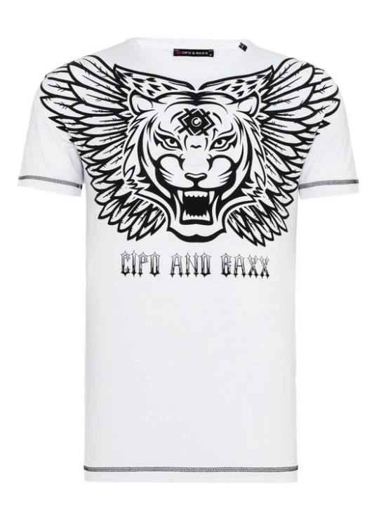 Foto van product CIPO & BAXX Shirt zwart / wit