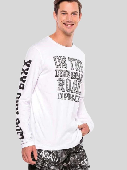 Foto van product CIPO & BAXX Shirt zwart / wit