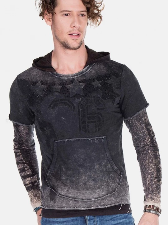 Foto van product CIPO & BAXX Sweatshirt antraciet