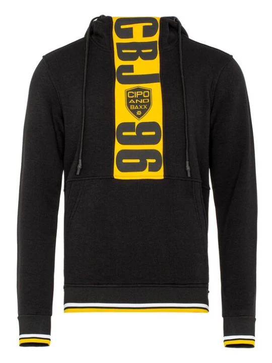 Foto van product CIPO & BAXX Sweatshirt geel / zwart / wit