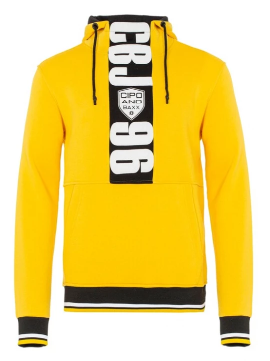 Foto van product CIPO & BAXX Sweatshirt geel / zwart / wit
