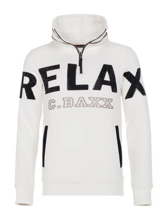 Foto van product CIPO & BAXX Sweatshirt taupe / zwart / wit