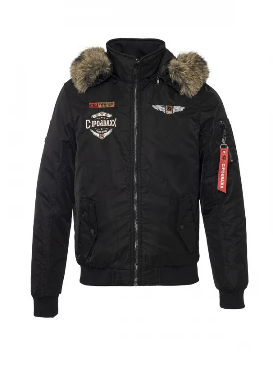 Foto van product CIPO & BAXX Winterjas 'CM229 ' zwart