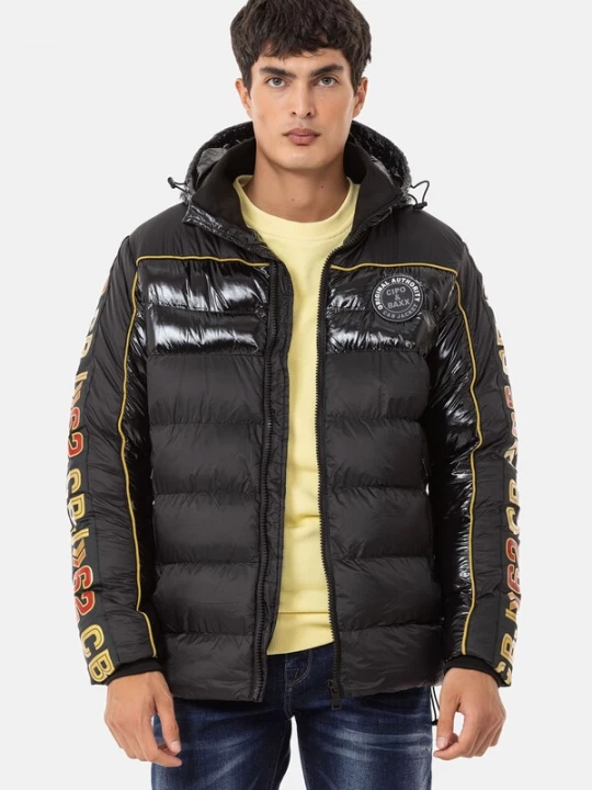 Foto van product CIPO & BAXX Winterjas geel / oranje / zwart