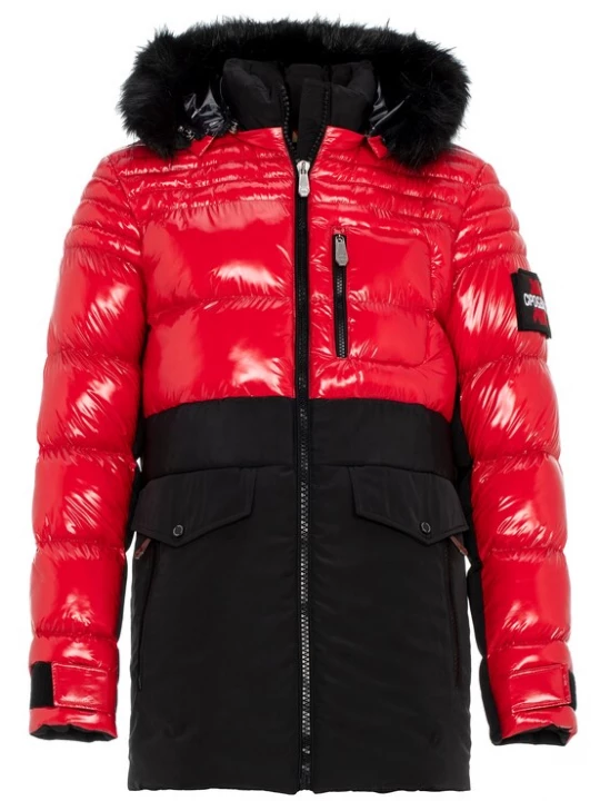 Foto van product CIPO & BAXX Winterjas rood / zwart