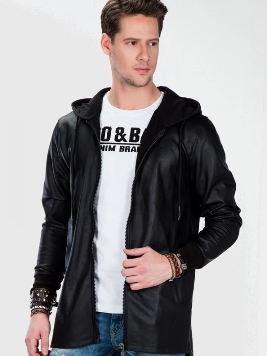 Foto van product CIPO & BAXX Winterjas zwart