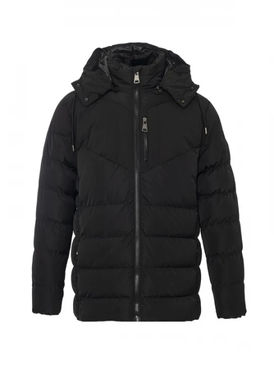 Foto van product CIPO & BAXX Winterjas zwart / wit