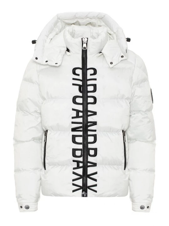 Foto van product CIPO & BAXX Winterjas zwart / wit