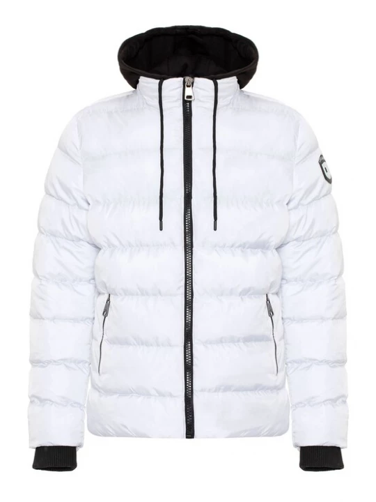Foto van product CIPO & BAXX Winterjas zwart / wit