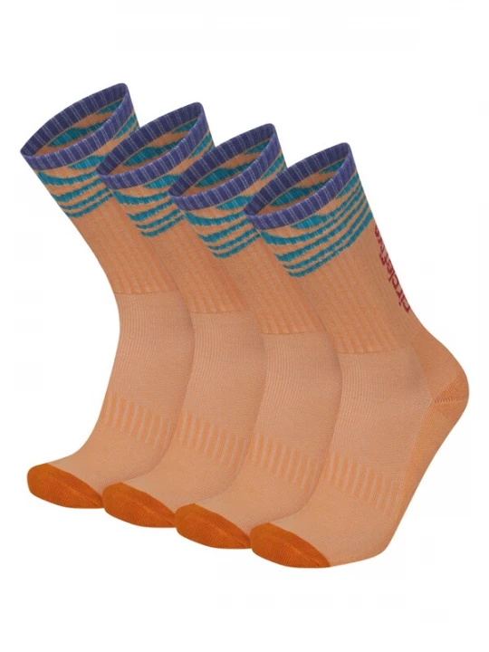 Foto van product Circle Five Sportsokken gemengde kleuren / oranje