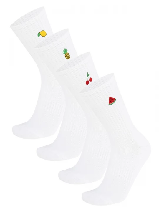 Foto van product Circle Five Sportsokken gemengde kleuren / wit