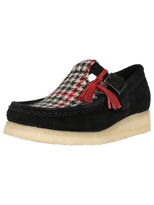 Foto van product CLARKS Instappers 'Wallabee T Bar' zwart