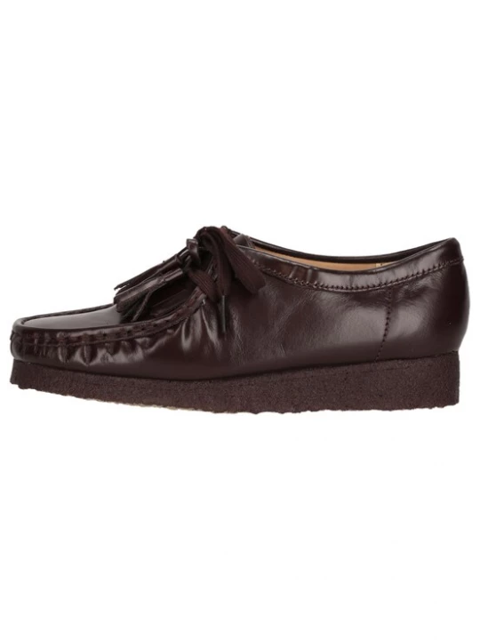 Foto van product CLARKS Mocassins 'Wallabee' bruin / rood