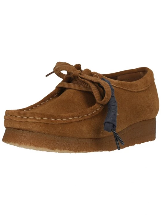 Foto van product CLARKS Mocassins 'Wallabee Cola Suede' bruin