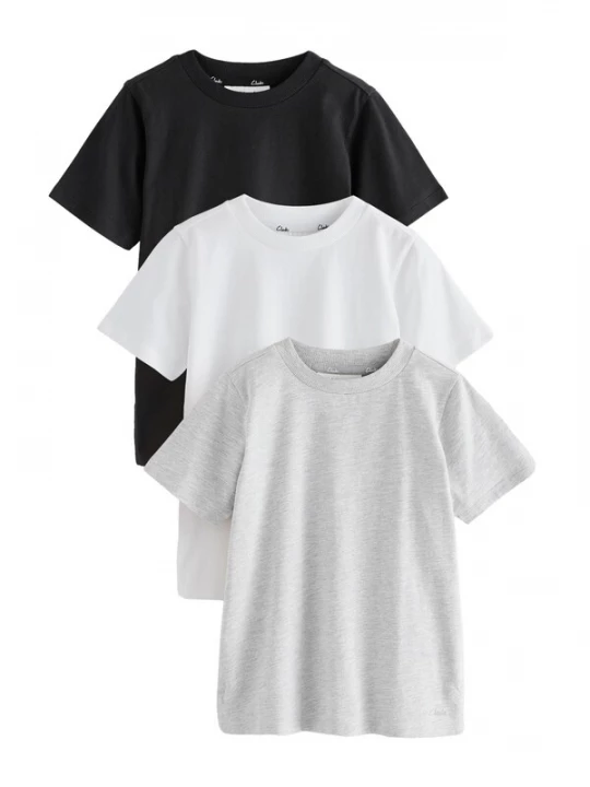 Foto van product CLARKS Shirt lichtgrijs / zwart / wit
