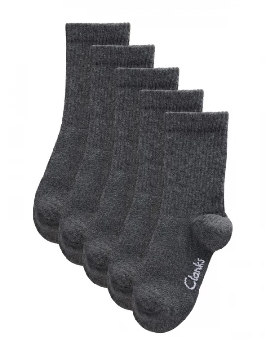 Foto van product CLARKS Sokken donkergrijs / wit
