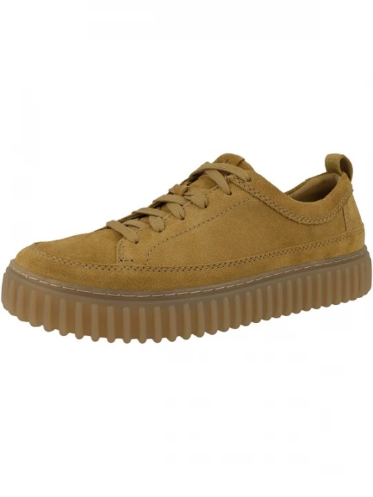 Foto van product CLARKS Sportieve veterschoen 'Torhill' mosterd