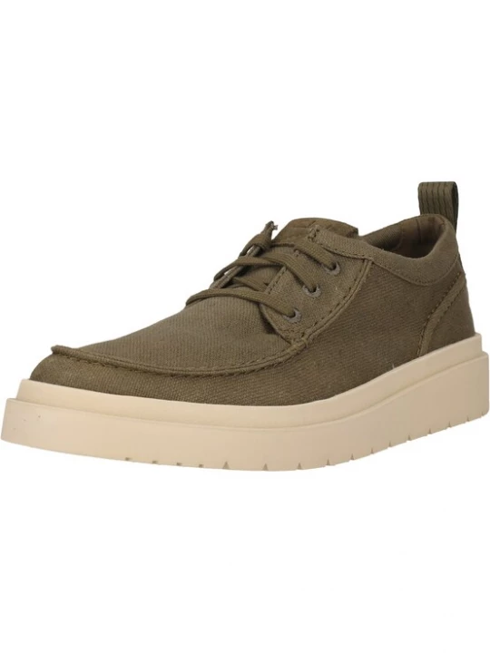 Foto van product CLARKS Veterschoen 'Polden Moc' olijfgroen