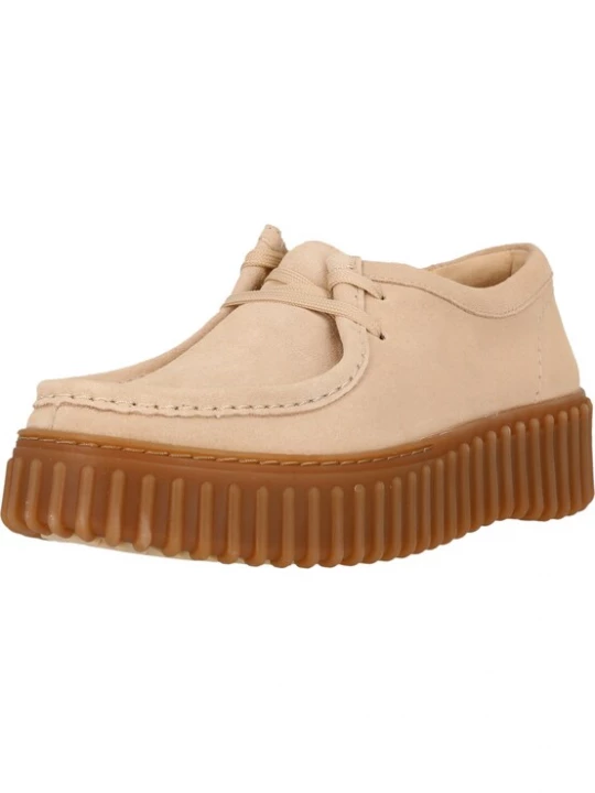 Foto van product CLARKS Veterschoen 'Torhill Bee' ecru