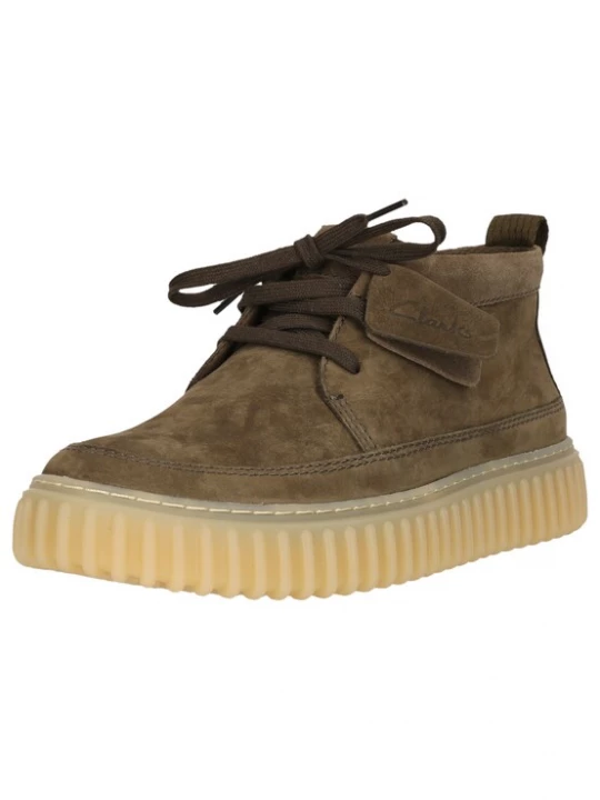 Foto van product CLARKS Veterschoen 'Torhill Hi' kaki