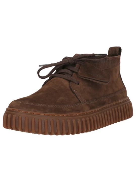 Foto van product CLARKS Veterschoen 'Torhill Lace High' chocoladebruin