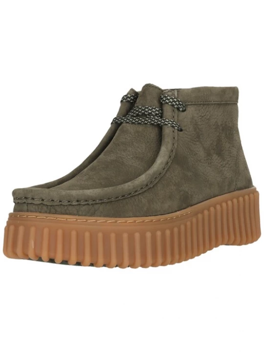Foto van product CLARKS Veterschoen 'Torhill Moss' donkergroen